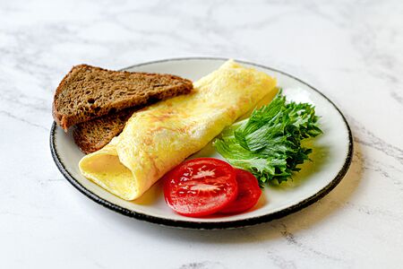 Завтрак с омлетом