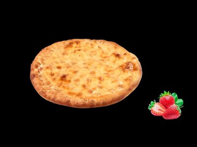 С клубникой 