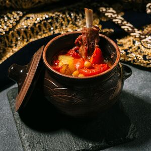 Куза-шурпа из бараньих семечек 