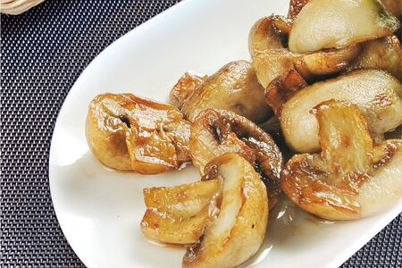 Шампиньоны на гриле