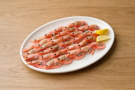 Северные креветки отварные
