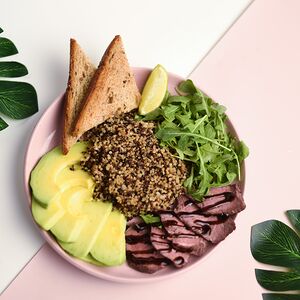 Завтрак с ростбифом 