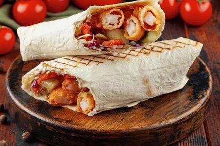 Шаверма с креветками