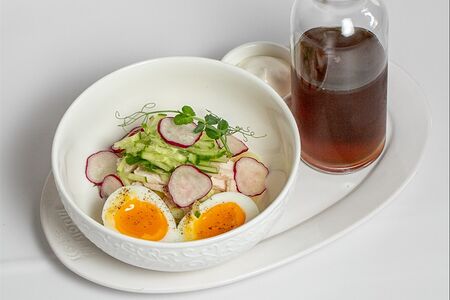 Окрошка на берёзовом квасе 