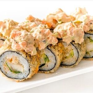 Темпура ролл с окунем