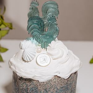 Кулич черемуховый с брусникой