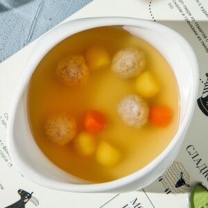 Суп с куриными фрикадельками
