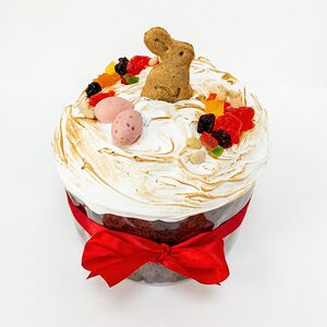 Кулич шоколадный с вишней 600гр