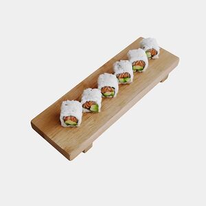 С лососем и авокадо