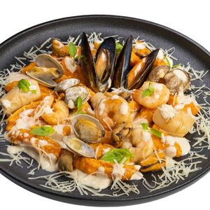 Ньоки с морепродуктами 