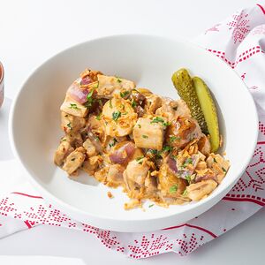 Сковорода Пикник с цыплёнком