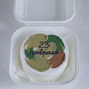Бенто торт 44 «23 февраля» (для друга, мужа, парня, на 23 февраля)