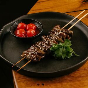 Кушияки из говядины с томатами ким чи