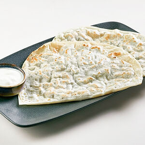 Кутабы с зеленью