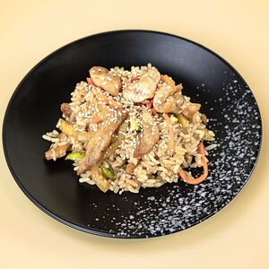 Рис с курицей