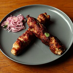 Люля-кебаб из свинины и говядины