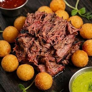 Рваная свинина из смокера с нойзета