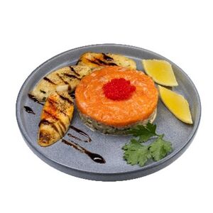 Тартар из свежего лосося