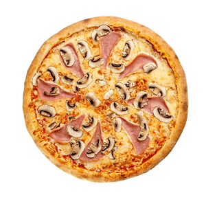 Ветчина и грибы пицца 