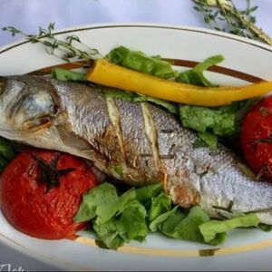 Сибас запечённая