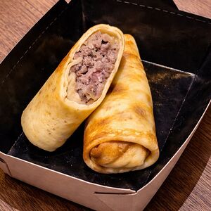 Блины с домашнем фаршем 