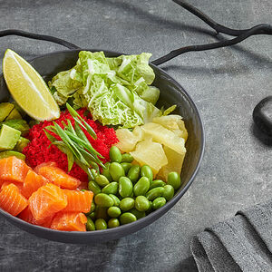 Поке с лососем