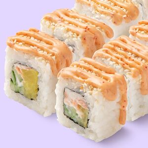 Лосось чили-майо с кунжутом