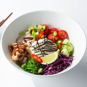 Поке с креветками