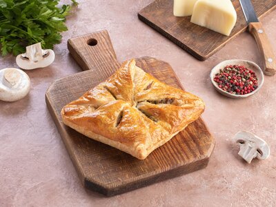Пеновани со шпинатом и грибами 
