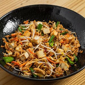 Жареный рис с тофу