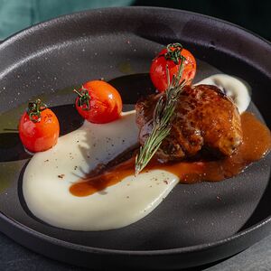 Филе-миньон с картофельным муссом