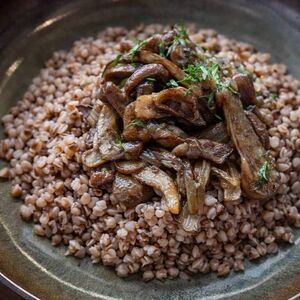 Гречка с грибами