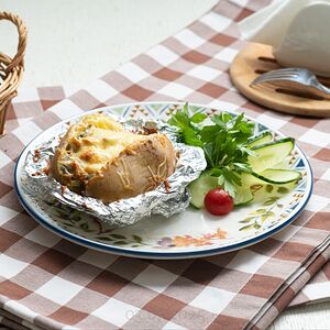 Мега-картошка с грибным жюльеном