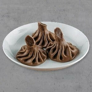 Хинкали с грибами, сметаной и зелёным луком S (3шт)