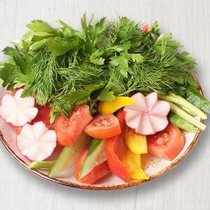 Ассорти свежих овощей