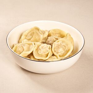 Пельмени с куриным фаршем без бульоном