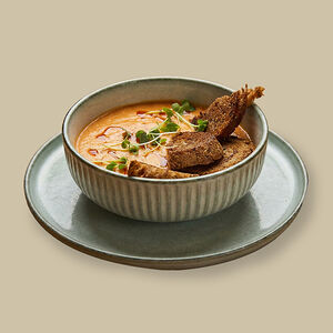 Томатный гаспачо с ремесленными гренками