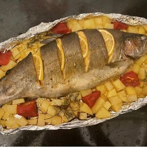 Форель радужная запечённая
