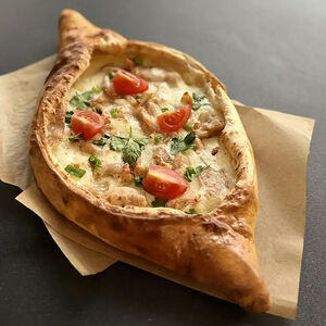 Хачапури с мясом индейки