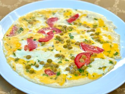 Омлет с овощами