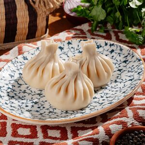 Хинкали с грибами 