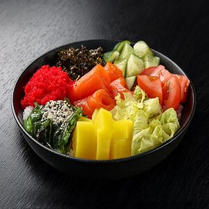 Поке с лососем