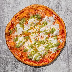 Пицца Страчателла-песто