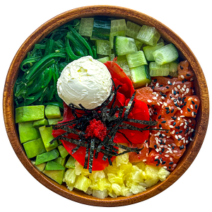 Поке Филадельфия с лососем