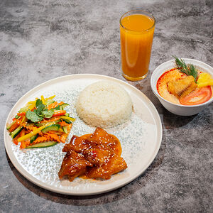 Вьет-комбо с рыбой в кисло-сладком соусе