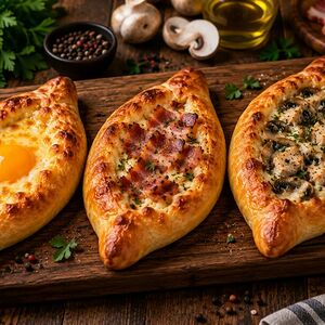 Ассорти мини хачапури по аджарски