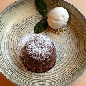 Шоколадный фондан