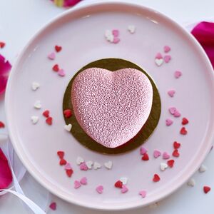 Муссовый десерт Сердце розовое 