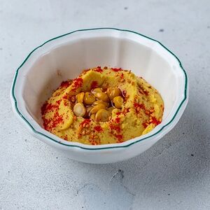 Хумус с кунжутом кимчи