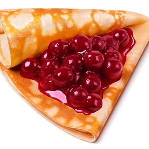 Блин с вишней